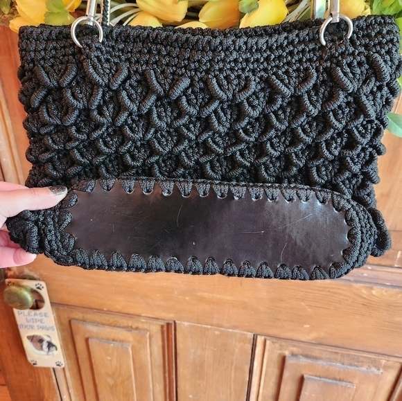 Womens crochet hand bag - Picture 5 of 9